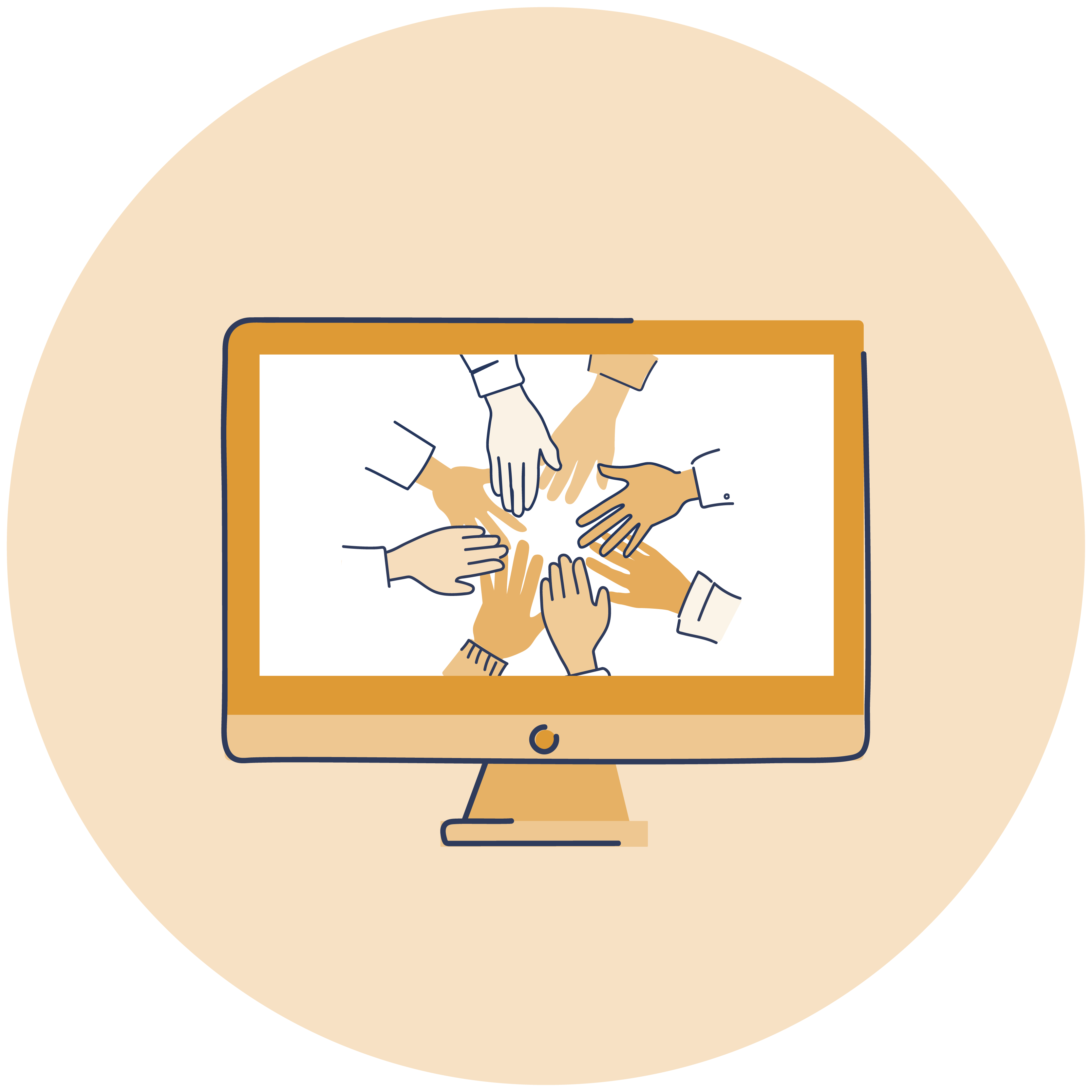 Monitor en samenwerken