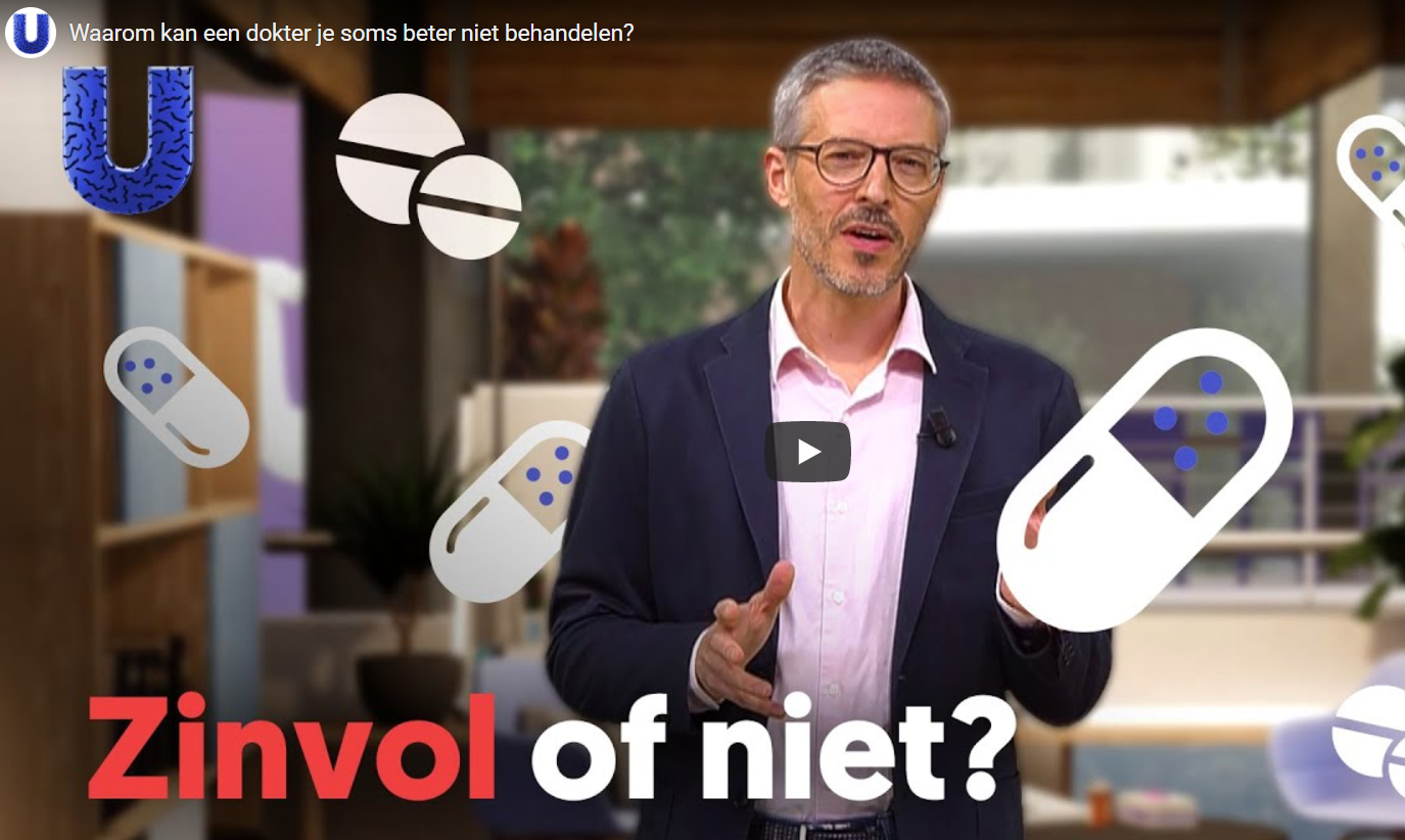 College voor de Universiteit van Nederland: Waarom kan een dokter je soms beter niet behandelen?