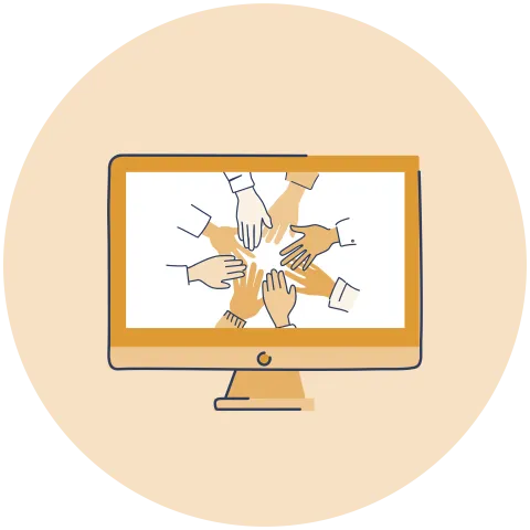 Monitor en samenwerken