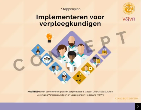 Conceptversie stap 1 t/m 4 Implementatieplan Verpleegkundigen beschikbaar